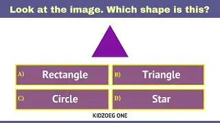 Shapes Quiz for Grade 1 Kids | 12 Easy Geometry Questions on Basic Shapes for Beginners | Math Test