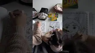 #girlmom #coloringbook  #coloringtherapy @ohuhuart_official @cocowyocoloring @CrayolaLLC
