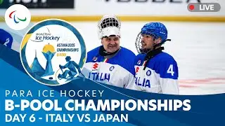 Para Ice Hockey | ITA vs JPN | Day 6 | World Championships B-Pool | Astana 2025