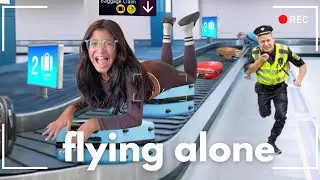 FLYING ALONE Without Parents!