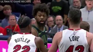 Miami Heat vs New Orleans Pelicans Things Get Heated Jimmy Butler And Naji Marshall Choke Each Other