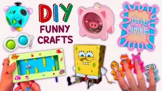 6 DIY FUNNY IDEAS YOU WILL LOVE - Pop It Fidget Idea - Flappy Bird Game and more...