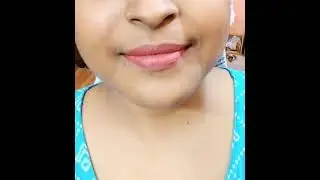 Blue Heaven Intense Matte lipstick swatches on my dusky skin tone-Chocolate Swirl