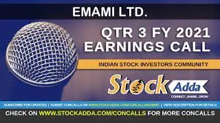 Emami Conference Call Qtr3 FY21