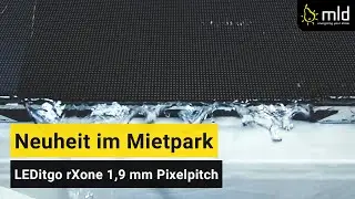 Weltneuheit im mld Mietpark: LEDitgo rXone 1.9mm