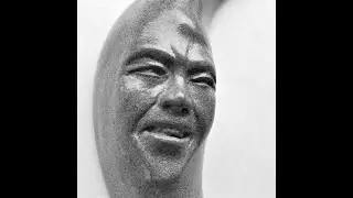 Jazz Moon: a Hip, Happy Moon Guy Sculpture by Claybraven