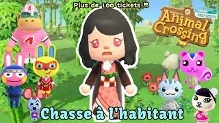 CHASSE À L'HABITANT TRÈÈÈÈÈSS LONGUE pour mon île JAPONAISE 🎋 Animal Crossing New Horizons !!