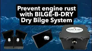 Prevent engine room rust, corrosion, cabin odor and mold with BILGE-B-DRY Dry Bilge System!