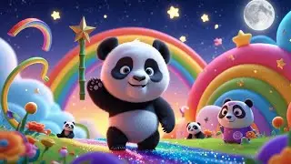 Panda Rainbow Parade Adventure 🐼🌈 | Kids Colourful Animation Video Song | Fun Folk Tales | Toddlers