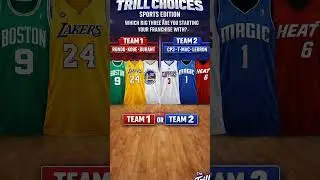 What Big Three Are You Starting Your Franchise With? #nba #lebron  #basketball #trillchoices