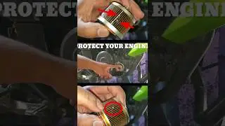 BIKE ENGINE OIL FILTERS CLEAN REMOVAL #Shorts #automobile #bike