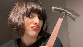 ASMR Weird Girl does your Lash Extensions (she’s rude🤡) | Lofi Roleplay
