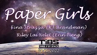 Paper Girls - Camryn Jones, Riley Lai Nelet, Sofia Rosinsky, and Fina Strazza - SDCC 2022