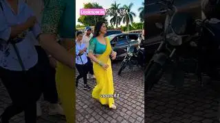zareen Khan mam ji shooting time in lucknow ❤️ #zareenkhan #pawansingh #actress #bollywood #shorts