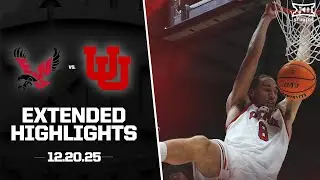 Eastern Washington vs. Utah Extended Highlights | 2025-26 Big 12 Men's Basketball