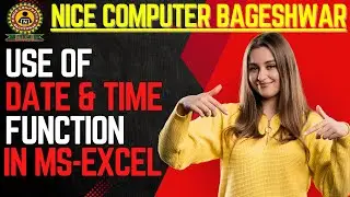 👉 Excel DATEDIF TODAY NOW DATE Formula | Age Calculation in Hindi | NICE COMPUTER BAGESHWAR