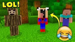 WILL YOU LAUGH? MINECRAFT TRY NOT TO LAUGH!