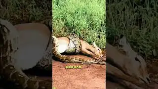 Anaconda vs. Python: Unraveling the Differences #nature #wildlife#snakes