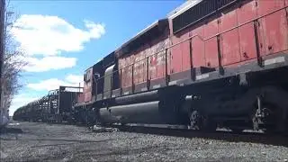 CP Work Train chase (3/18/2019) 2 Dual Flag SD40-2's
