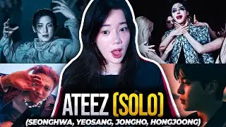 ATEEZ Solo Songs Reaction | Hongjoong, Yeosang, Seonghwa & Jongho