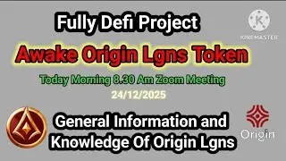 Origin lgs Token Fully Defi is a project or not ? This video is about how to know .