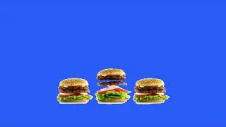 Burger green screen/animation burger/animation food