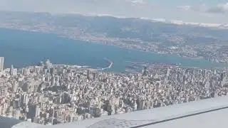 Beirut from the sky#lebanon#beirut 