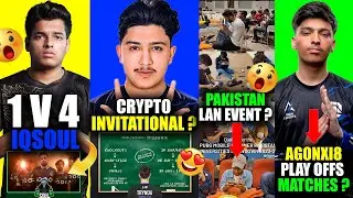 FINALLY PAK LAN MATCHES 😍🔥 |  JONATHAN 1 V 4 IQSOUL 🥵 | i8 PLAYOFFS MATCHES ? CRYPTO INVITATIONAL ?