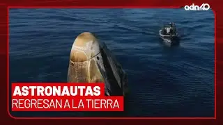 🚨¡Última Hora! Astronautas de la NASA regresan a la tierra después de 9 meses en el espacio