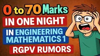 M1 Unit 1 One Shot | Engineering Mathematics 1 BT102 | RGPV Calculus-1 Full Revision