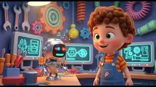 Counting Robots at the Factory | Fun Counting Nursery Rhyme for Kids