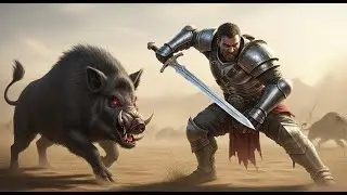 Desert Battle: Warriors vs Beasts | Epic Fantasy Warfare