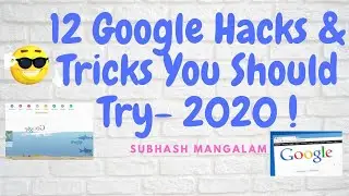 12 Google Tricks You Must Try | Google Tips and Hidden Features  2020 | ODMT