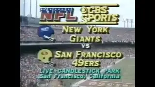 1981 NFC Divisional Playoff - Giants vs 49ers