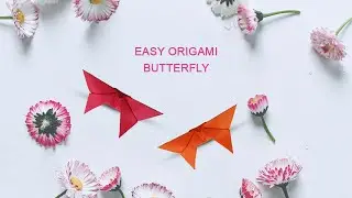🦋 Beautiful Butterfly Origami | Easy Paper Butterfly for Beginners in 2 Minutes 🦋