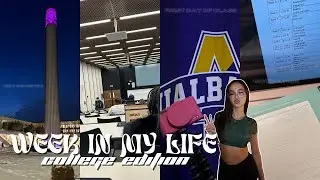 vlog: A WEEK IN MY LIFE *college edition* | ualbany, new semester, grwm for class + more