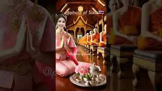 Thai national costume#ชุดไทย #thailand #wedding #fashion #history #missuniverse #shorts