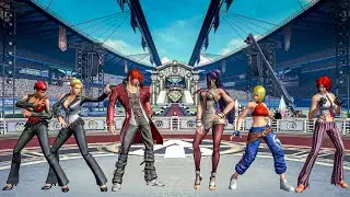 Iori vs Luong Team Battle - KOF XIV