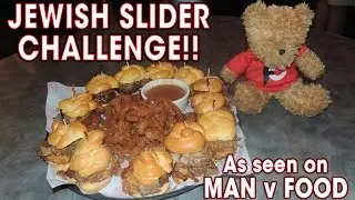 Chompie's ULTIMATE JEWISH SLIDER Man vs Food Challenge in Phoenix, Arizona!!
