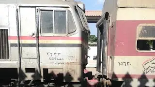 خروج قطار رقم846بي ملك الضواحي الخنافس من محطه دنشواي الذهاب إلى محطه الشهداء خط منوف كفر الزيات ♥️