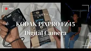 Unboxing the Kodak PIXPRO FZ45 camera + 📸 pictures and videos | ChrissyCares