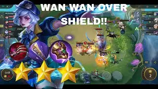 BROWN - SKILL3 WAN WAN FULL SHIELD!! 9 STACK CANDIA MOBILELEGEND MAGICCHESS!!