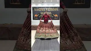 cheap designer lehenga in delhi @naginafashion55 #shortsfeed #viralshorts #designer #handmade