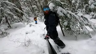 Snowboarding Through the Forest | Full Gladed Experience | Whistler Early Season