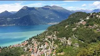 Perledo e il Maestoso Castello di Vezio - lake Como 4k