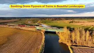 Steam & Diesel Locomotive ACTION from a DRONE in 2025  - A BIRDS EYE VIEW