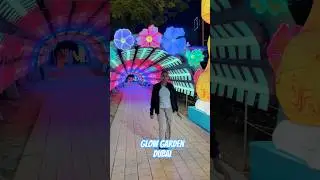 Glow Garden Dubai #glowgarden #glowgardenduvai #vlog #dubaigardenglow #dinosaurparkdubai #dubaiparks