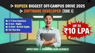 Rupeek Hiring 2025 | Software Developer Jobs for Freshers | 0&ndash;3 Years | Freshers Jobs  | Apply Now
