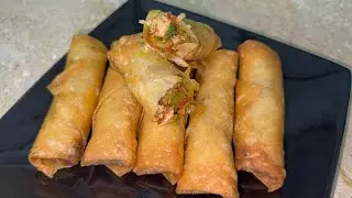 Crispy Chicken Vegetable Rolls | Quick recipes