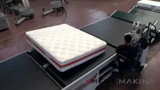 Automatic Mattress Tape Edge and Pakcing Line